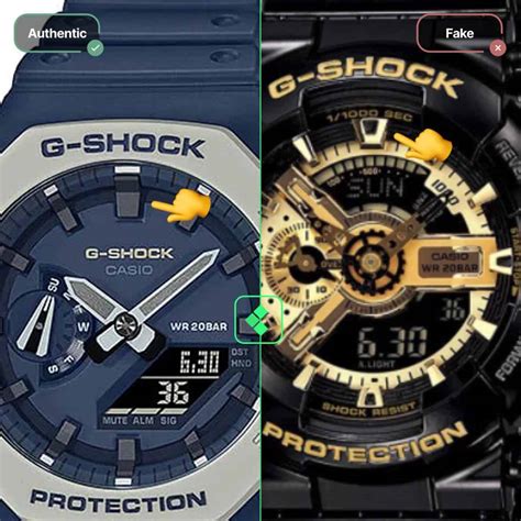 g shock fake watches|g shock counterfeit vs real.